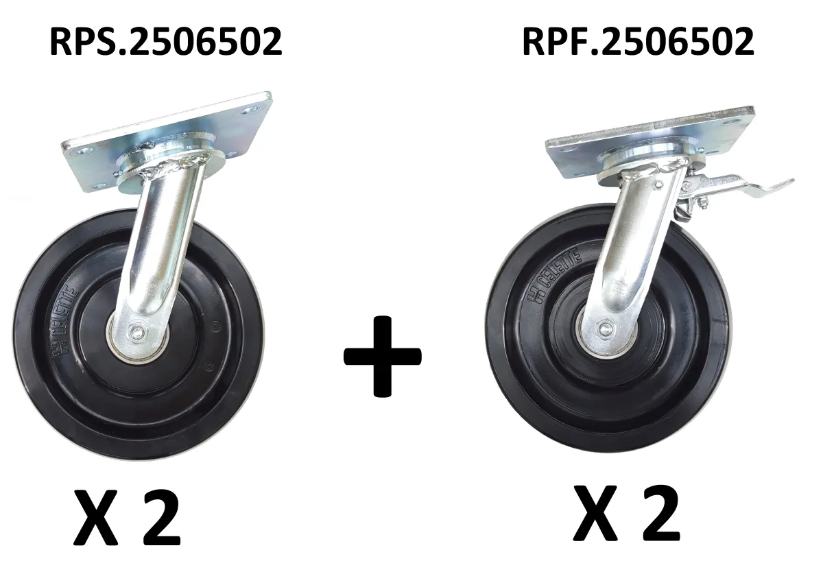 SET OF 4 WHEELS  FOR BENCH