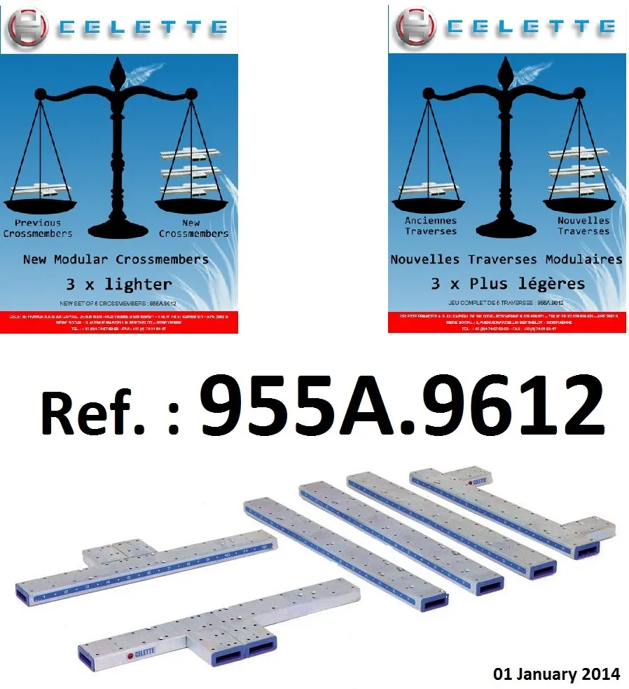 ALUMINUM CROSSMEMBERS SET