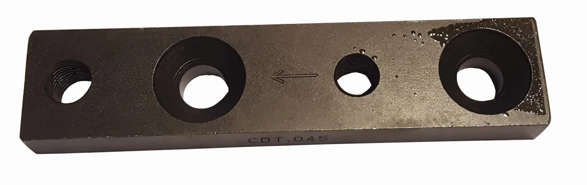 ADJUSTING PLAQUE of 45 mm for CROSSMEMBER