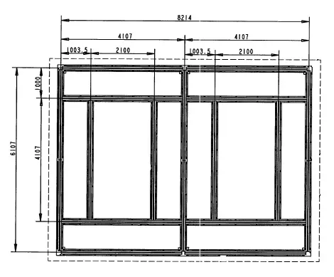INGROUND FRAME (6 x 8) - 2 Working Bay