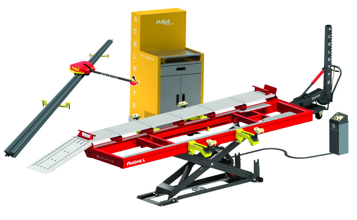 RHONE L Capacité de Levage 4.2T avec Equerre de Traction Sevenne & NAJA 3D Système de Mesure Electronique