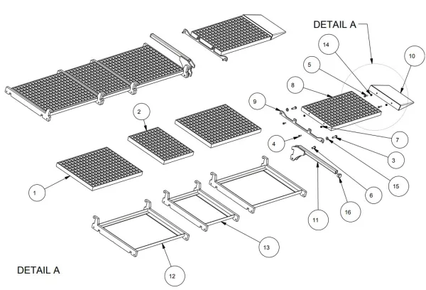 Produit CHEMIN de ROULEMENT avec Entrée Simple pour Table élévatrice X-Trac Image