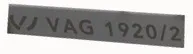 Produit DECOUPE ADHESIVE   "VAG 1920/2"     500  mm X 46 mm Image