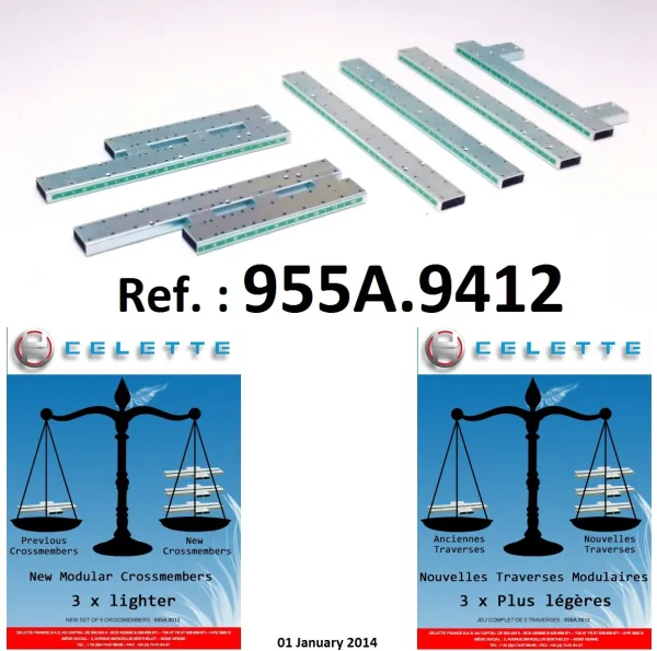 Продукт 6 MERCEDES ALUMINUM CROSSMEMBERS SET Изображение