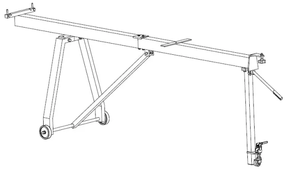 Produit Support Gazelle Mobile Démontable Hauteur Moyenne (Evolue en NA.3077) Image