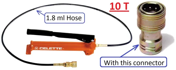 Produit POMPE A MAIN "10T" FLEXIBLE 1.8M Image