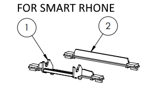 Produit KIT D'ADAPTATION SMART RHONE SUR X-TRAC Image
