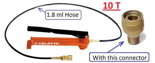 Produit POMPE A MAIN "10T" FLEXIBLE 1.8M Image