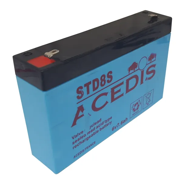 Produit BATTERIE PLOMB 6V 7Ah BAC ABS pour NAJA Evolution Image