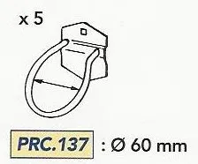 Produit LOT DE 5 SUPPORTS EC1311 Image