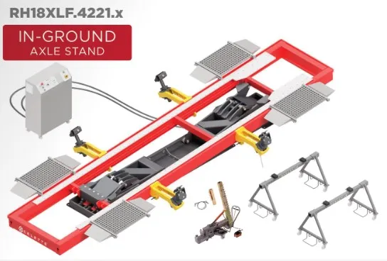 Produit RHONE XL 5.5T avec Chemins de Roulement (version encastré) + Equerre de Traction SEVENNE et Chandelles Image