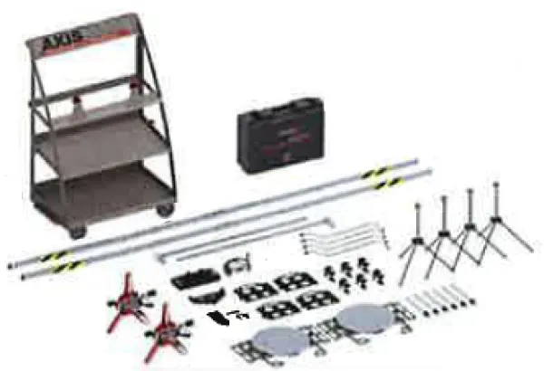 Produit COMPLEMENT au CMC4000 pour ALIGNEMENT DES ROUES POUR CAMION + SERVANTE Image