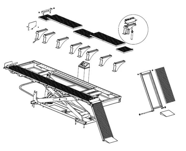 商品 ランウェイ + ランプ (2T8  D-E) 画像