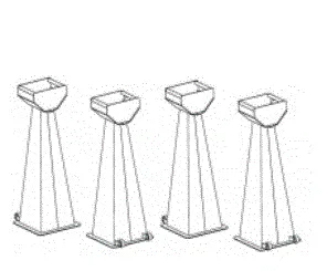 Produit SET OF 4 AXLE STANDS FOR DIAG. NAJA Image