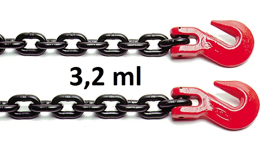 CHAIN 3ml WITH 2 HOOKS