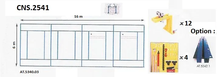 ENSEMBLE "3 POINTS" 4 POSTES