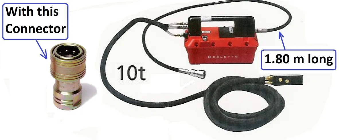HYDROPNEUMATIC PUMP (Hose of 1.8 ml)
