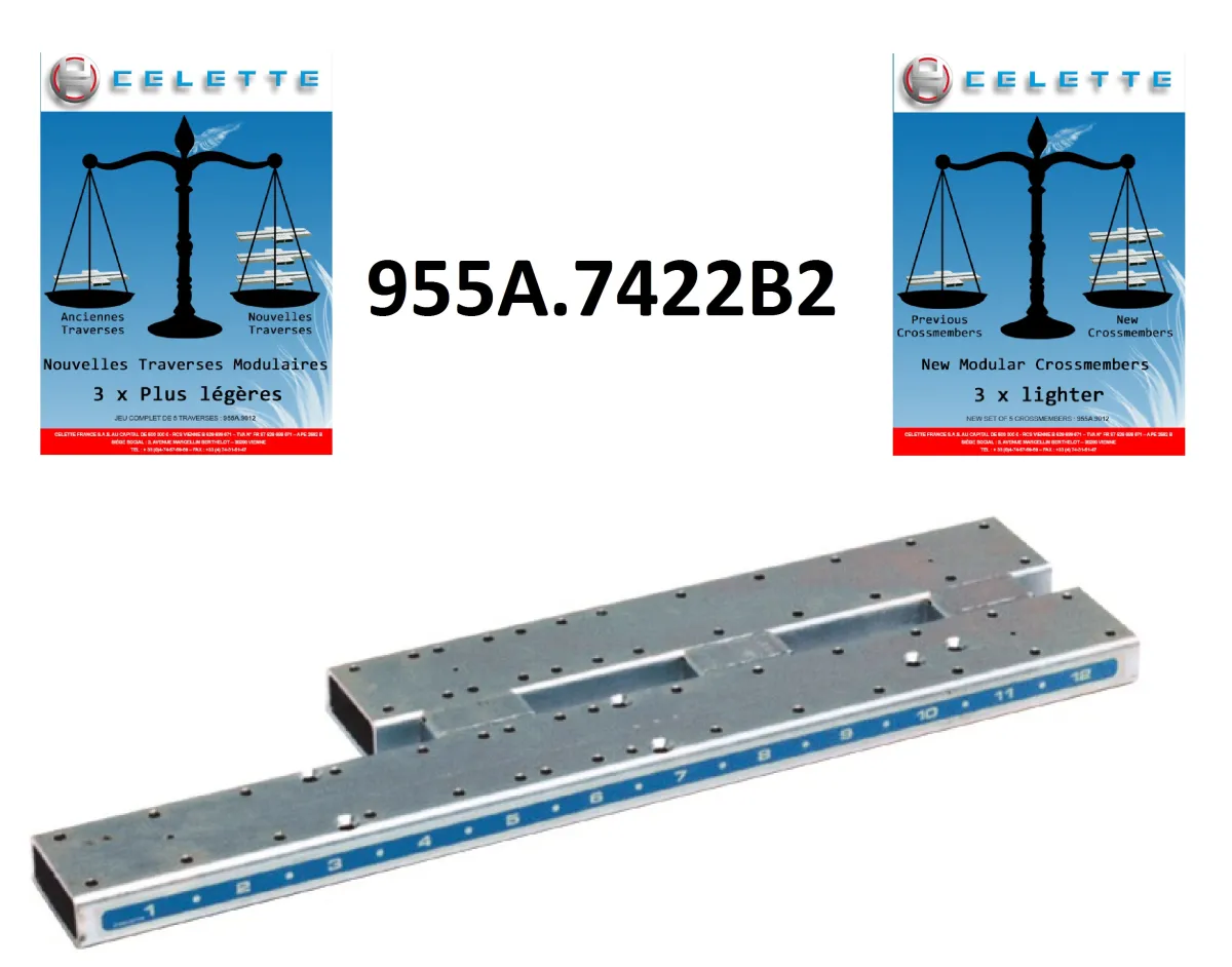 FRONT RIGHT MODULAR CROSSMEMBER  for MERCEDES      (Reference evolve in 955A.7422B2)