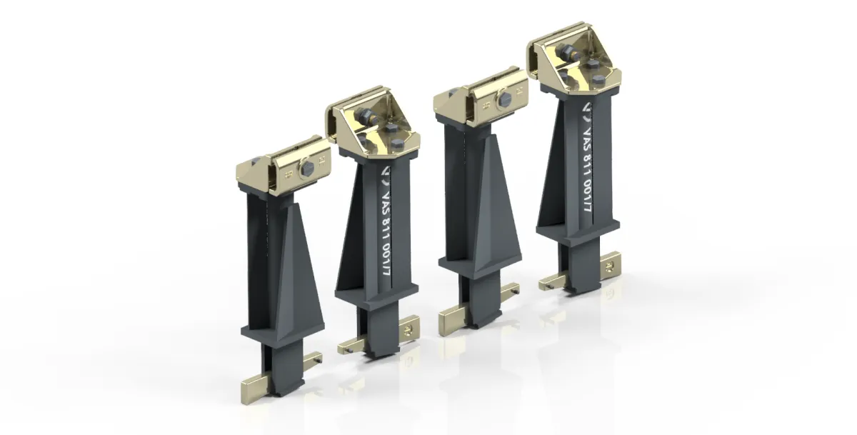 4 STATIC VERTICAL ARMS