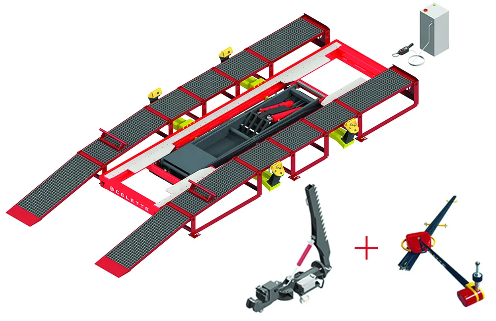 SMART RHONE - 3.5T Lifting Capacity 230V TRI 50/60 HZ - Detachable Ramps with Naja 3D Electronic Measuring System