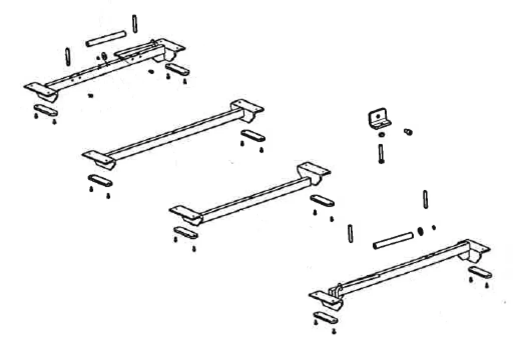 Adaptation KIT for NAJA rail  ONLY  for Lifting Table X-Trac