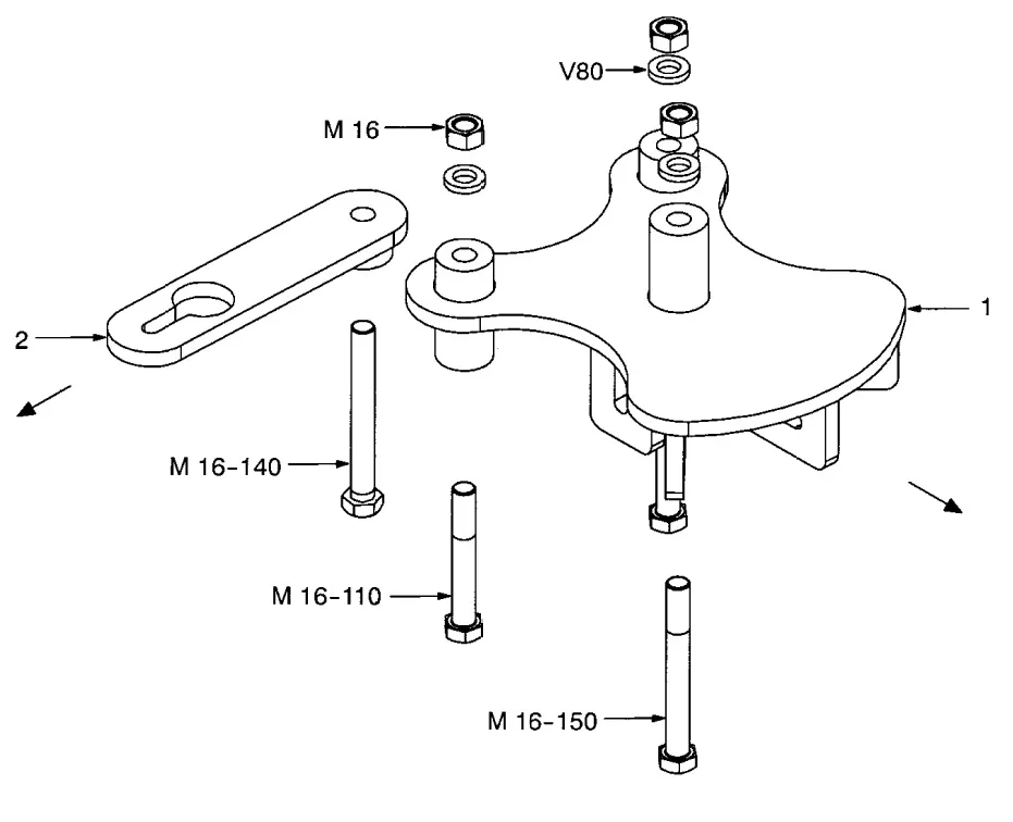 BRIDE DE TRACTION POUR AUDI A6