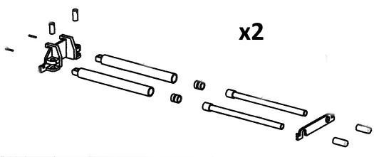 สินค้า Opening Wheel Support For LYNX II Evolution - REPLACED BY X110.0601 รูปภาพ