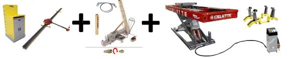 商品 GRIFFON 2.8T Evolution Bench with SEVENNE Pulling Unit and with Electronic Measuring System NAJA 3D 图片